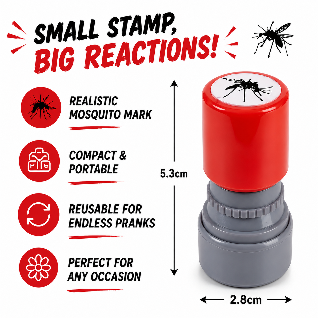 SmackQuito™ - The Viral Mosquito Stamp