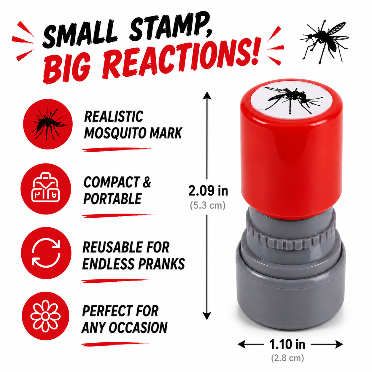 SmackQuito™ - The Viral Mosquito Stamp