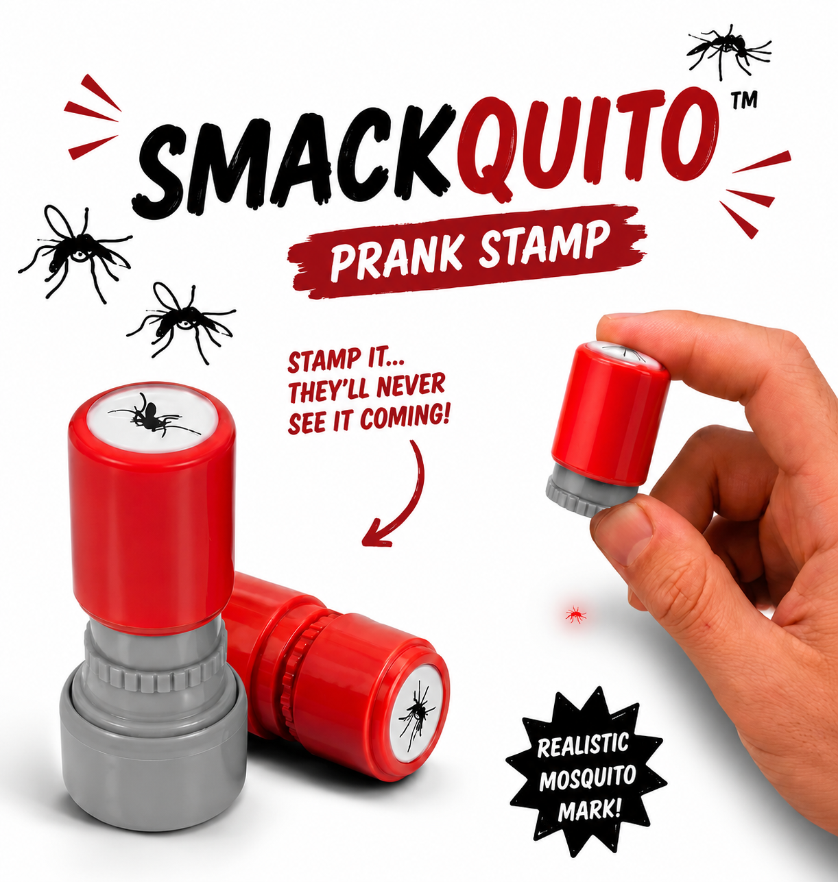 SmackQuito™ - The Viral Mosquito Stamp