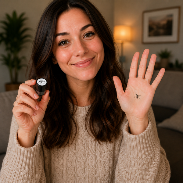 Sarah J. with product